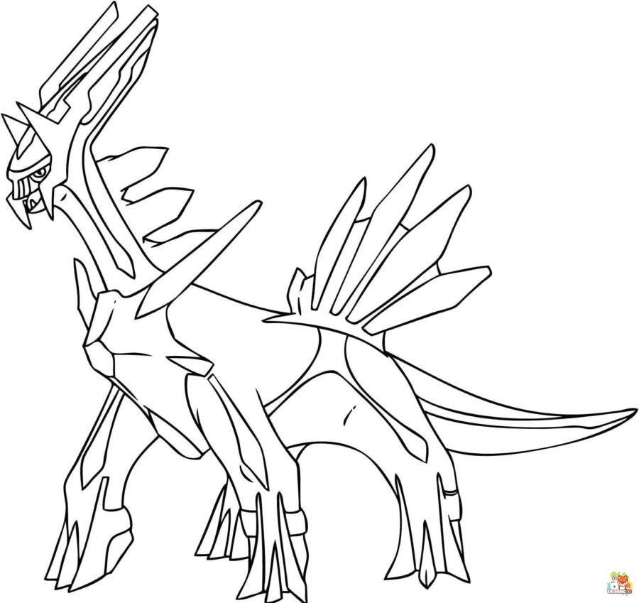 Pokemon Legendary Coloring Pages 14
