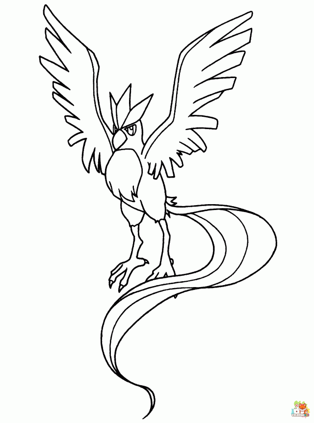 Pokemon Legendary Coloring Pages 2