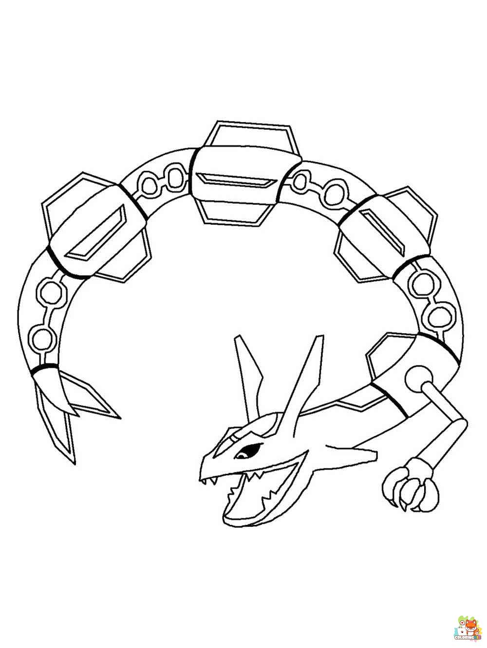 Pokemon Legendary Coloring Pages 2