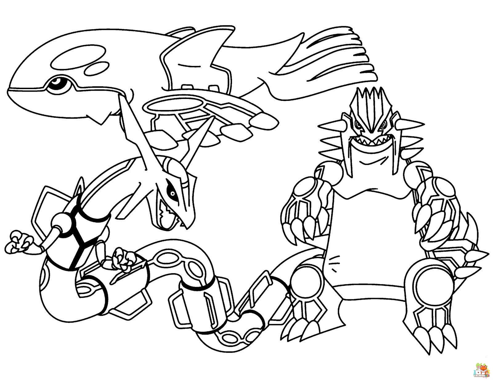 Pokemon Legendary Coloring Pages 21