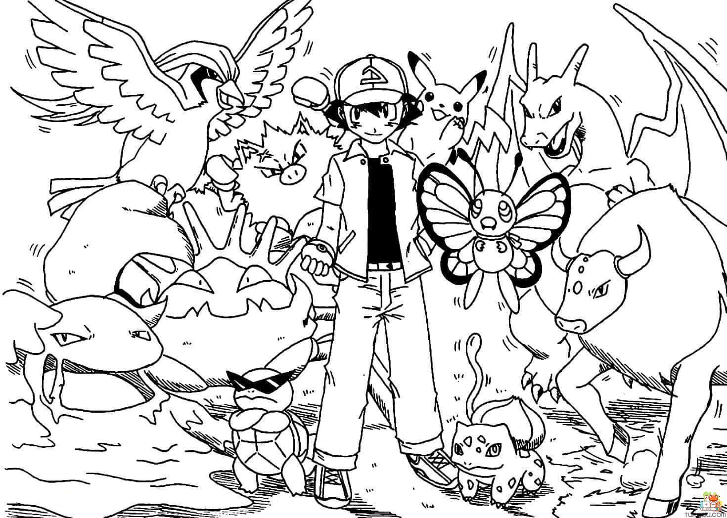 Pokemon Legendary Coloring Pages 23
