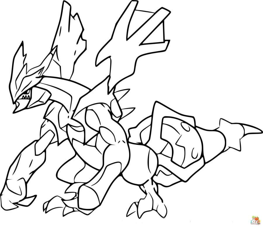 Pokemon Legendary Coloring Pages 3