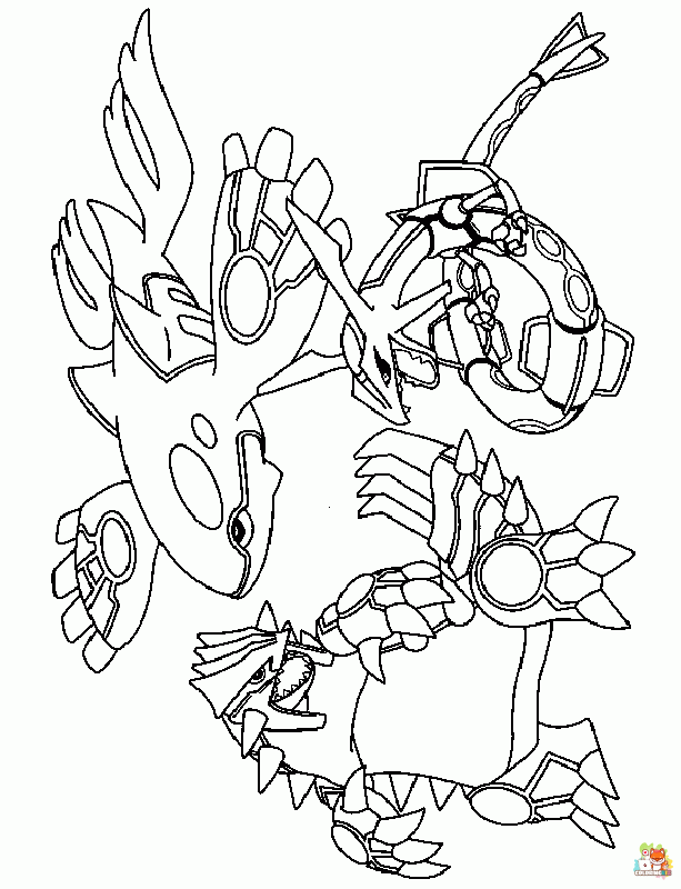 Pokemon Legendary Coloring Pages 5