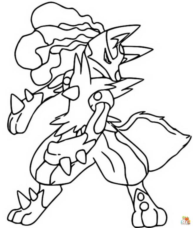 Pokemon Legendary Coloring Pages 5