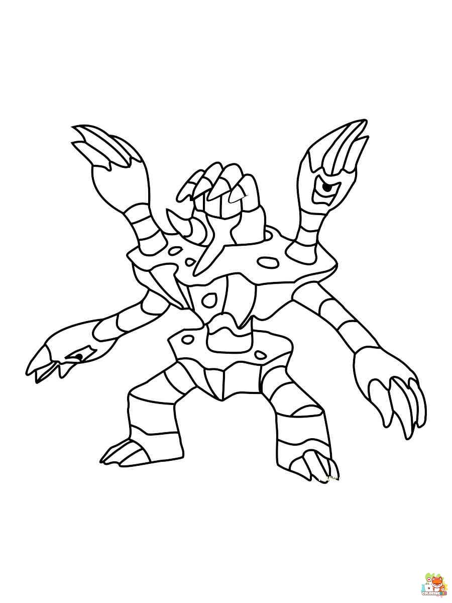 Pokemon Legendary Coloring Pages 9