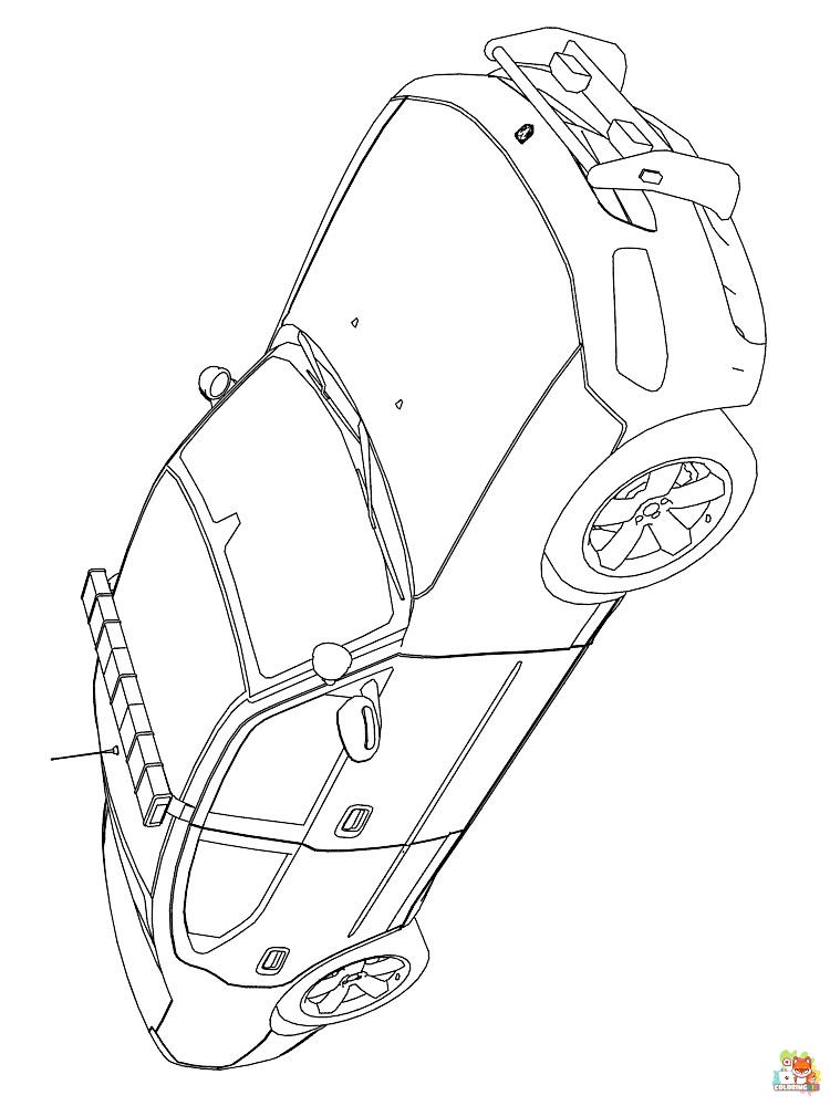 Police Car Coloring Pages 21