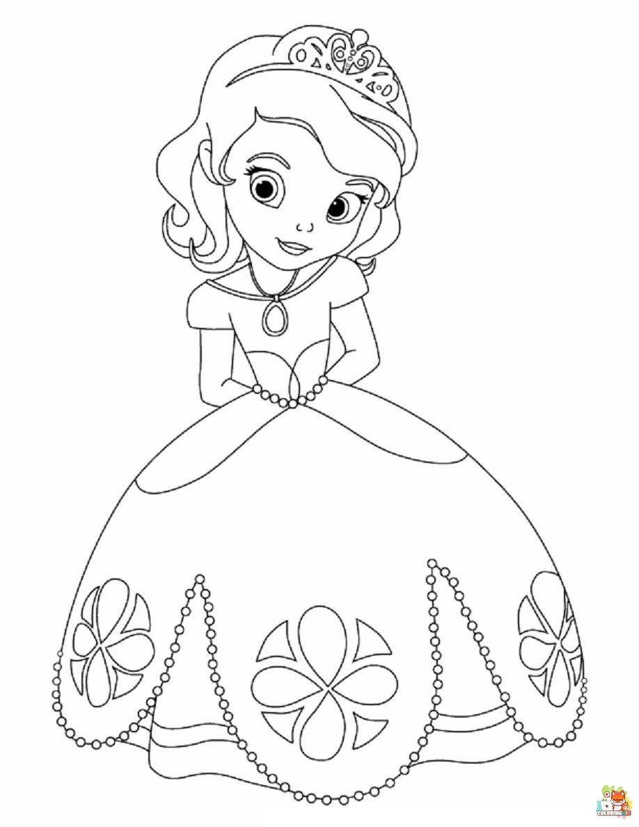 Princess Coloring Pages 2