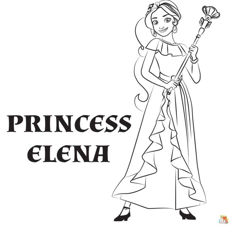 Princess Elena Coloring Pages 5