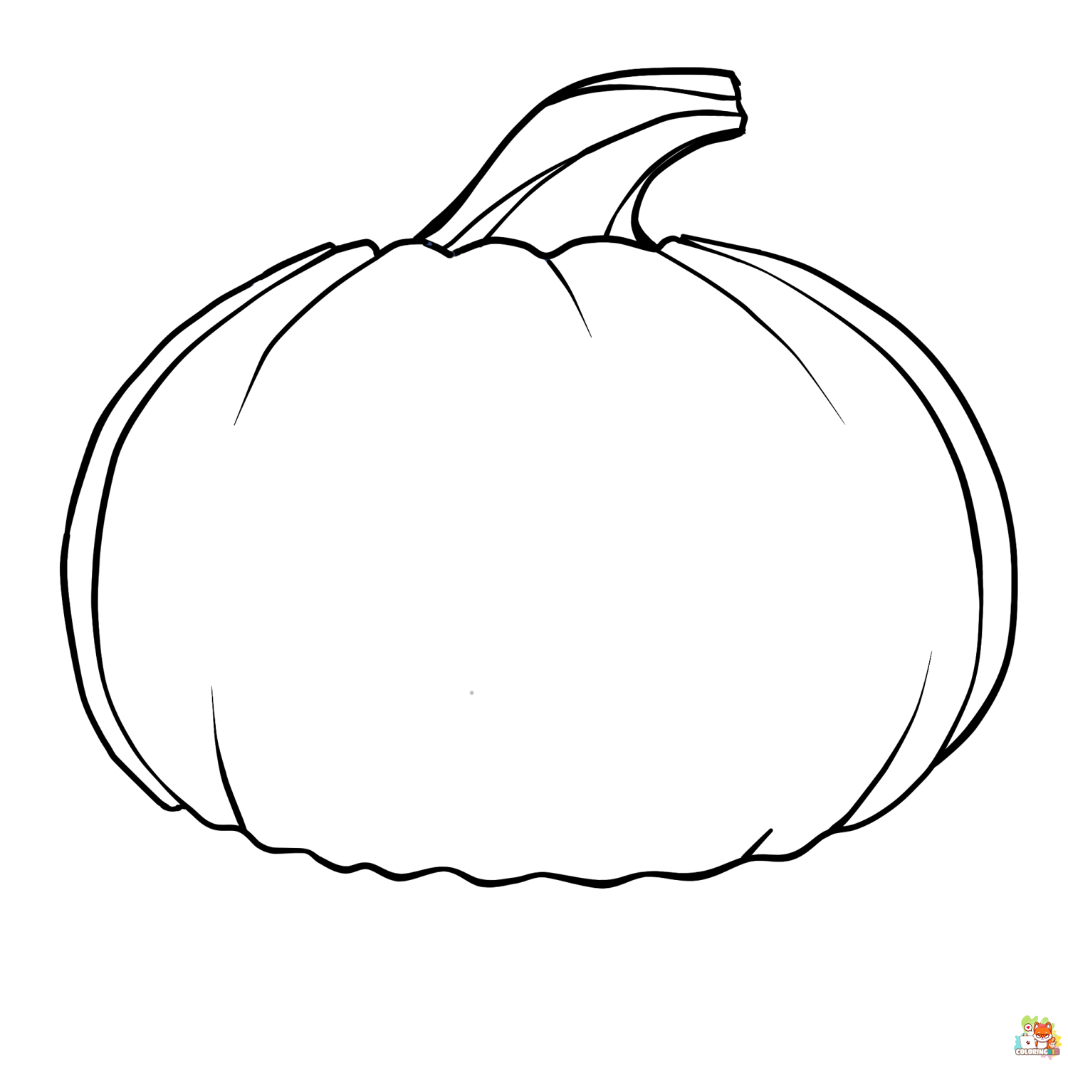 Pumpkin Coloring Pages 1
