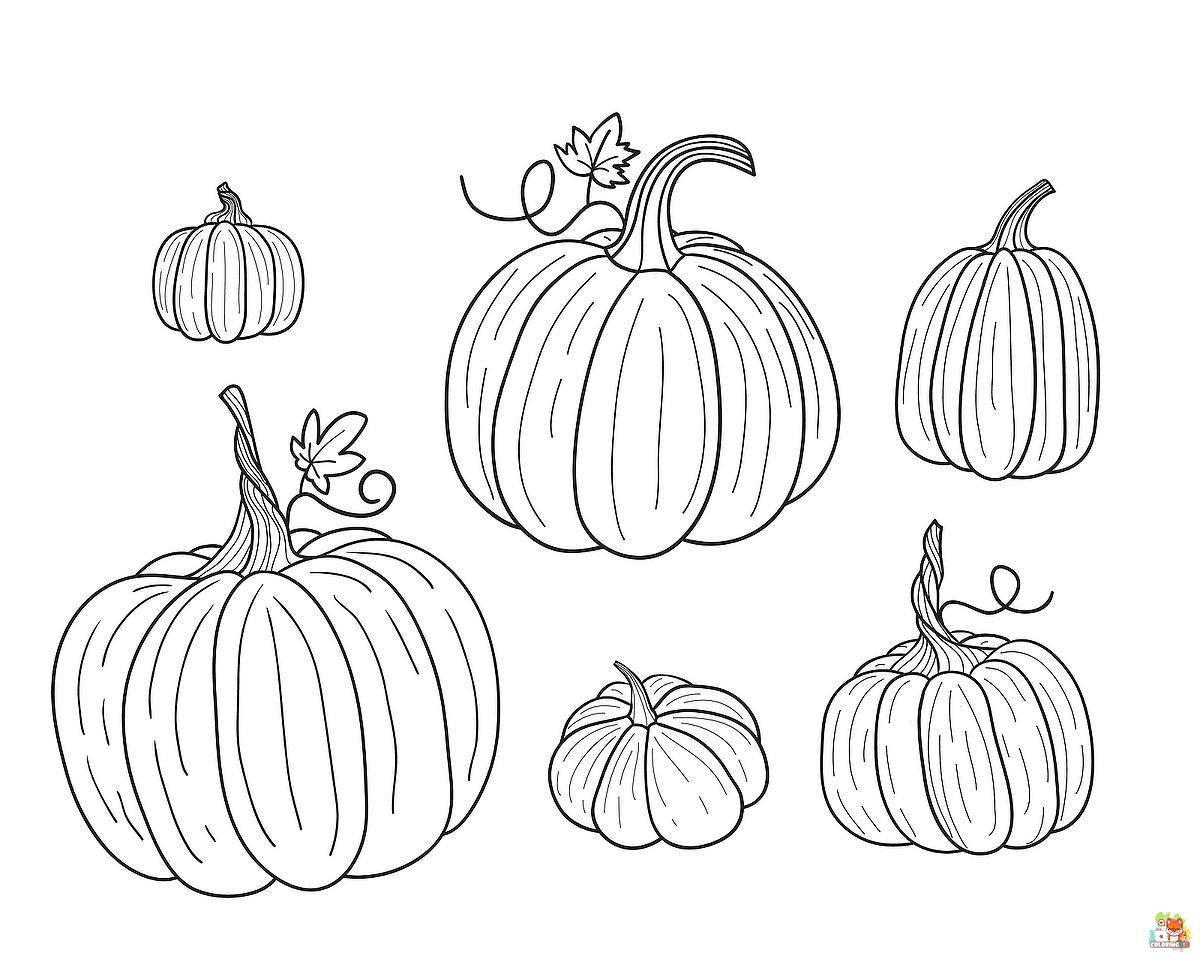 Pumpkin Coloring Pages 5