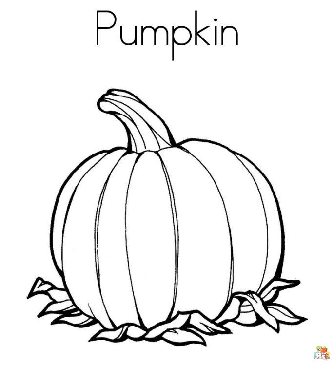 Pumpkin Coloring Pages 7