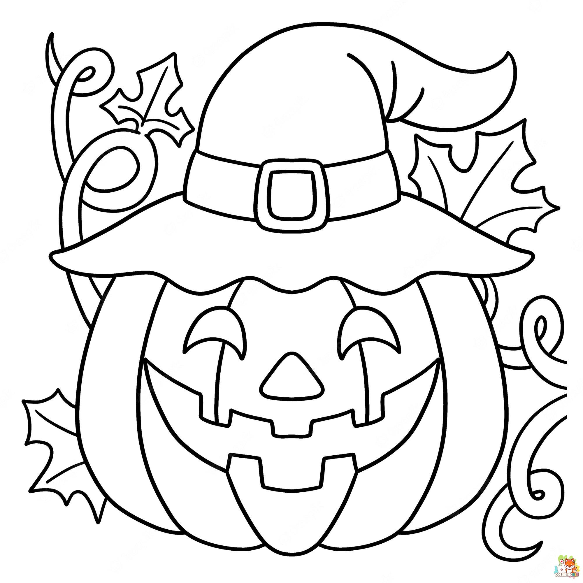 Pumpkin Halloween Coloring Pages 5
