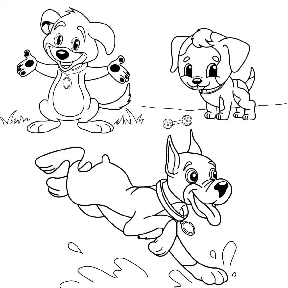 Puppy Coloring Pages 1