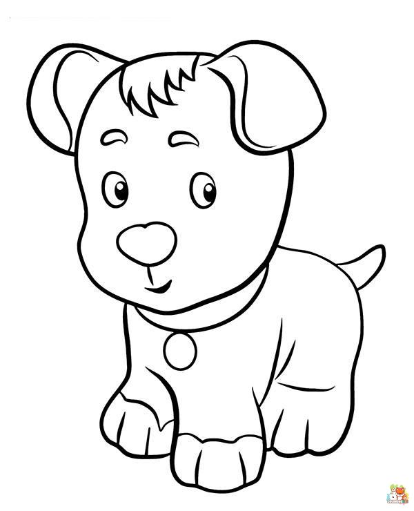 Puppy Coloring Pages 2