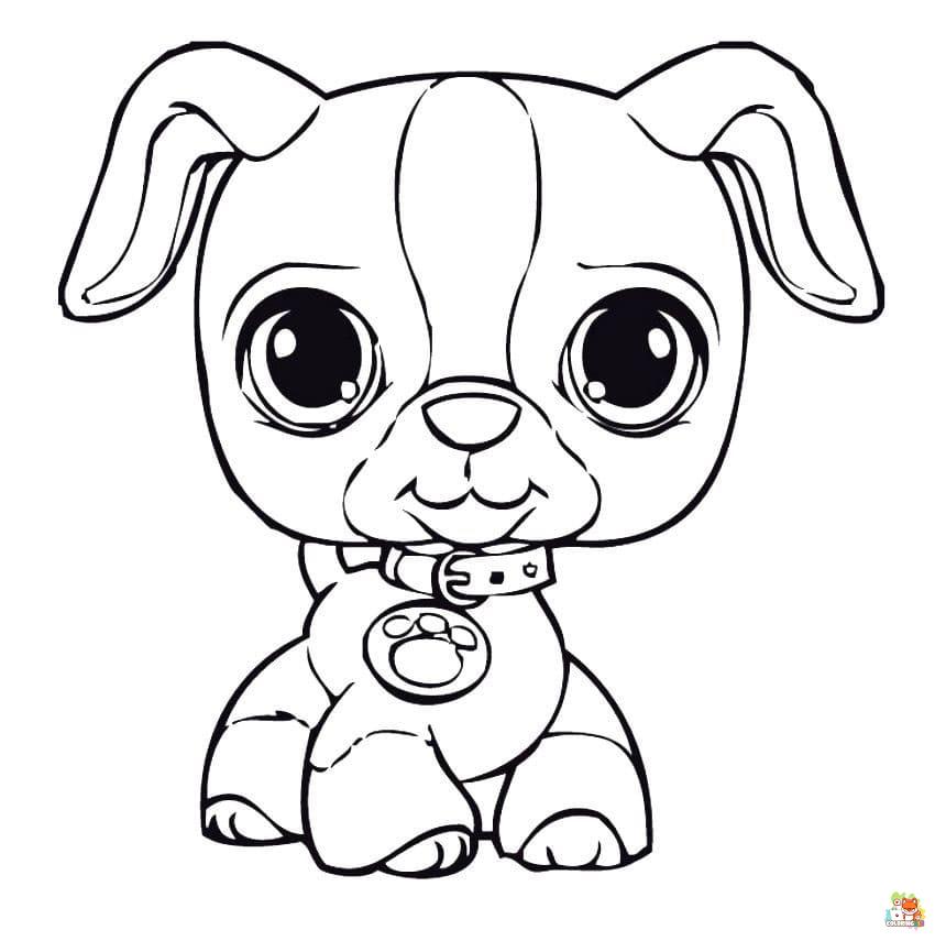 Puppy Coloring Pages 4