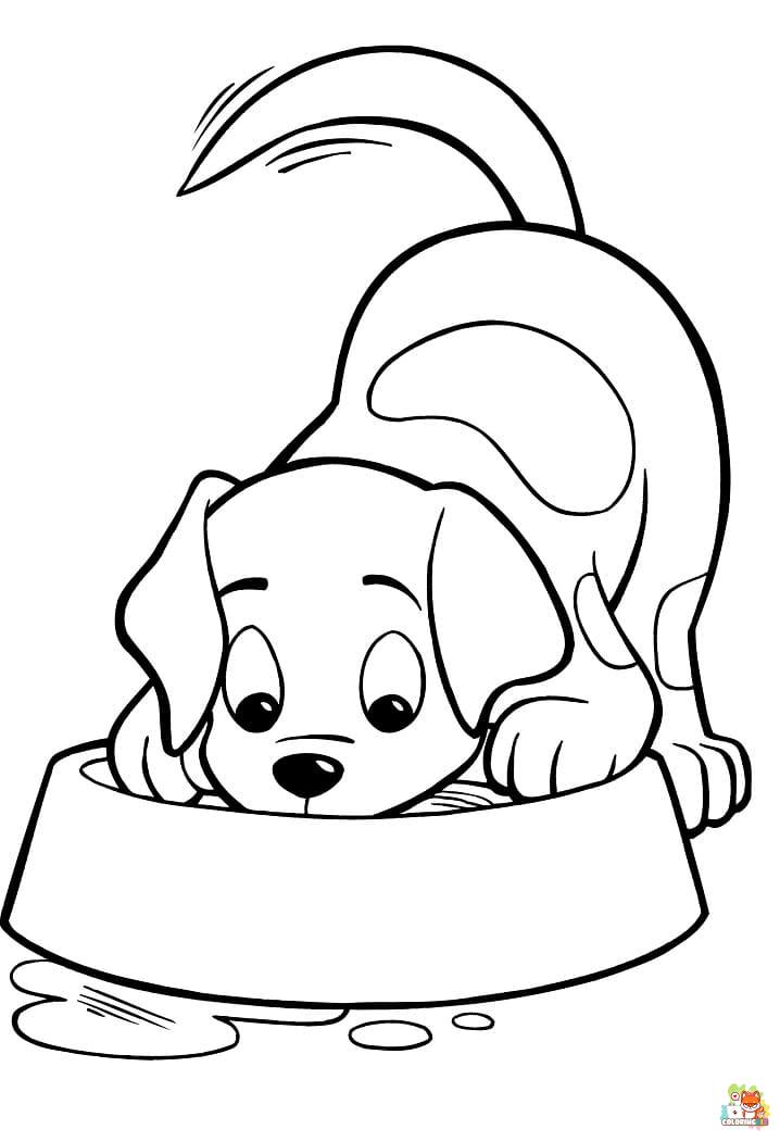 Puppy Coloring Pages 6