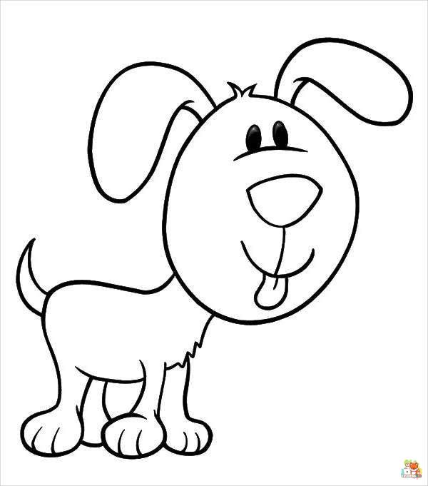 Puppy Coloring Pages 7