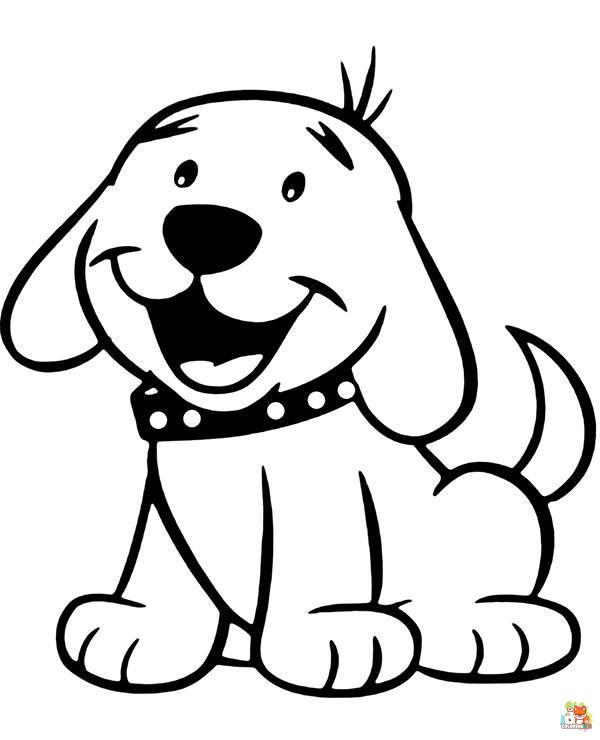 Puppy Coloring Pages 8