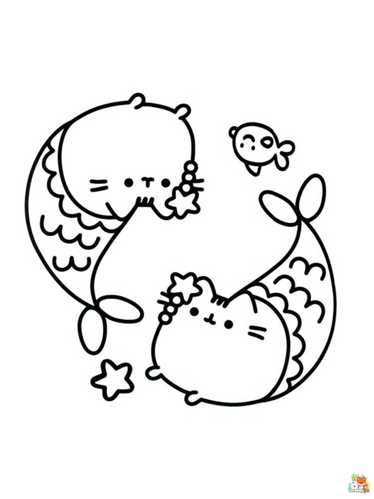 Pusheen Coloring Pages 10