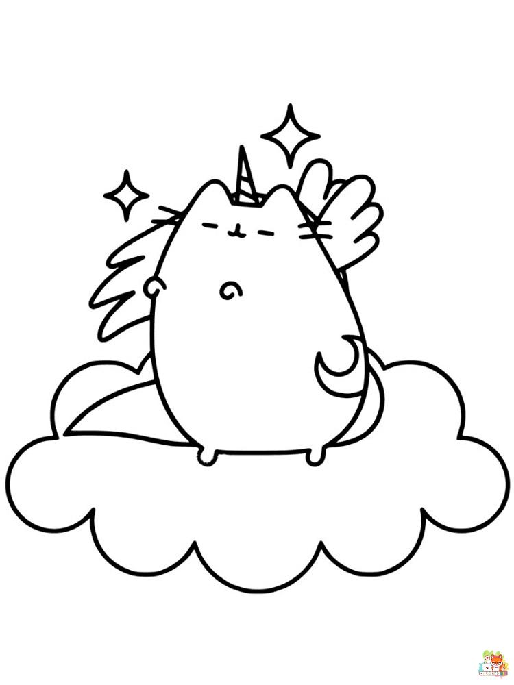 Pusheen Coloring Pages 13