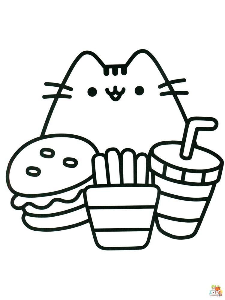 Pusheen Coloring Pages 19