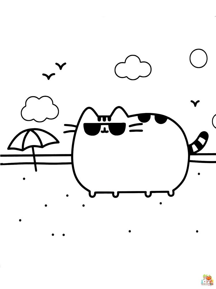 Pusheen Coloring Pages 20