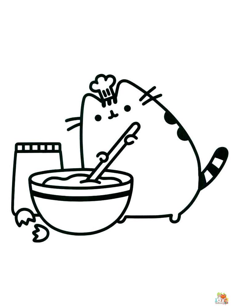 Pusheen Coloring Pages 27
