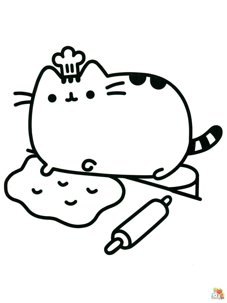 Pusheen Coloring Pages 31