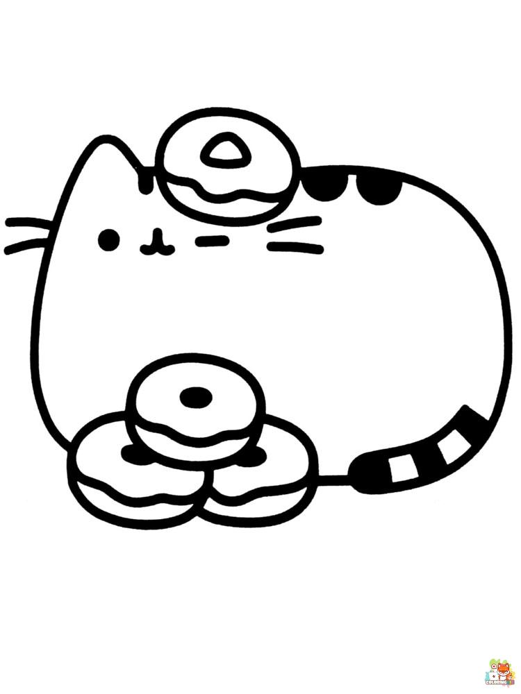 Pusheen Coloring Pages 38