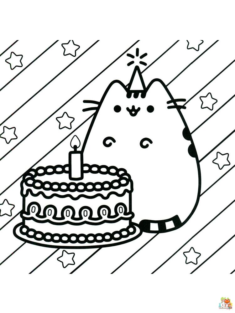 Pusheen Coloring Pages 39