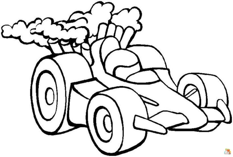 Racing Car Coloring Pages 14