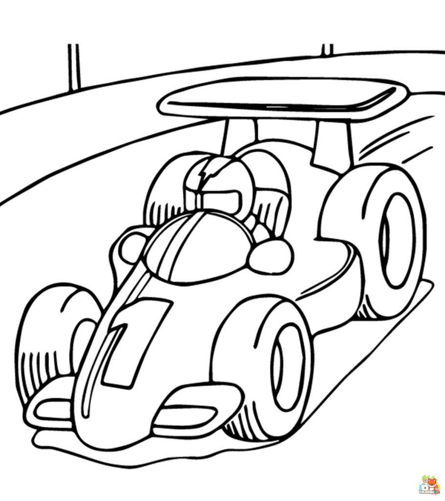 Racing Car Coloring Pages 5