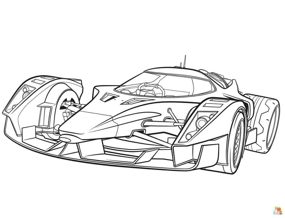 Racing Car Coloring Pages 7