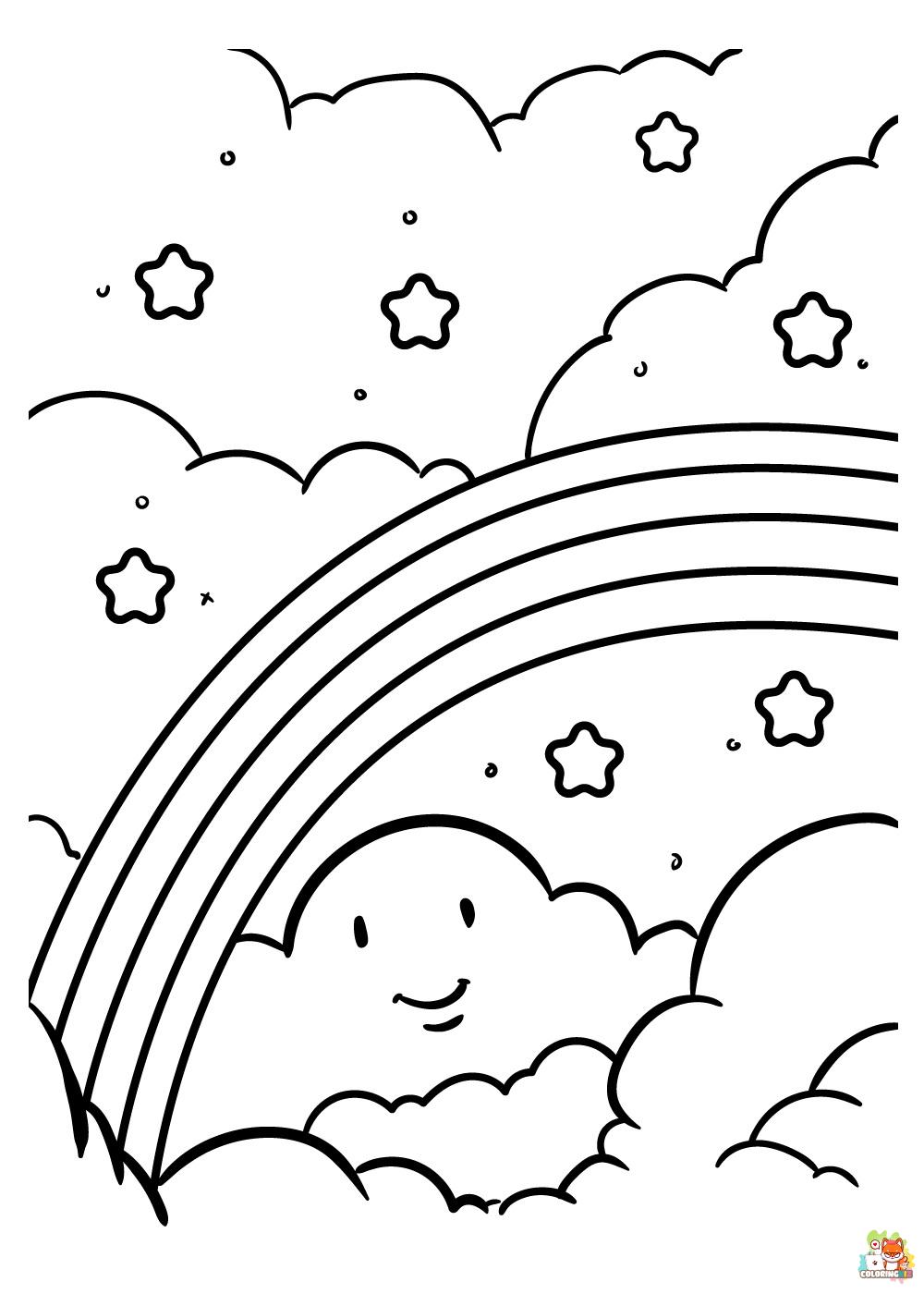 Rainbow Coloring Pages 5