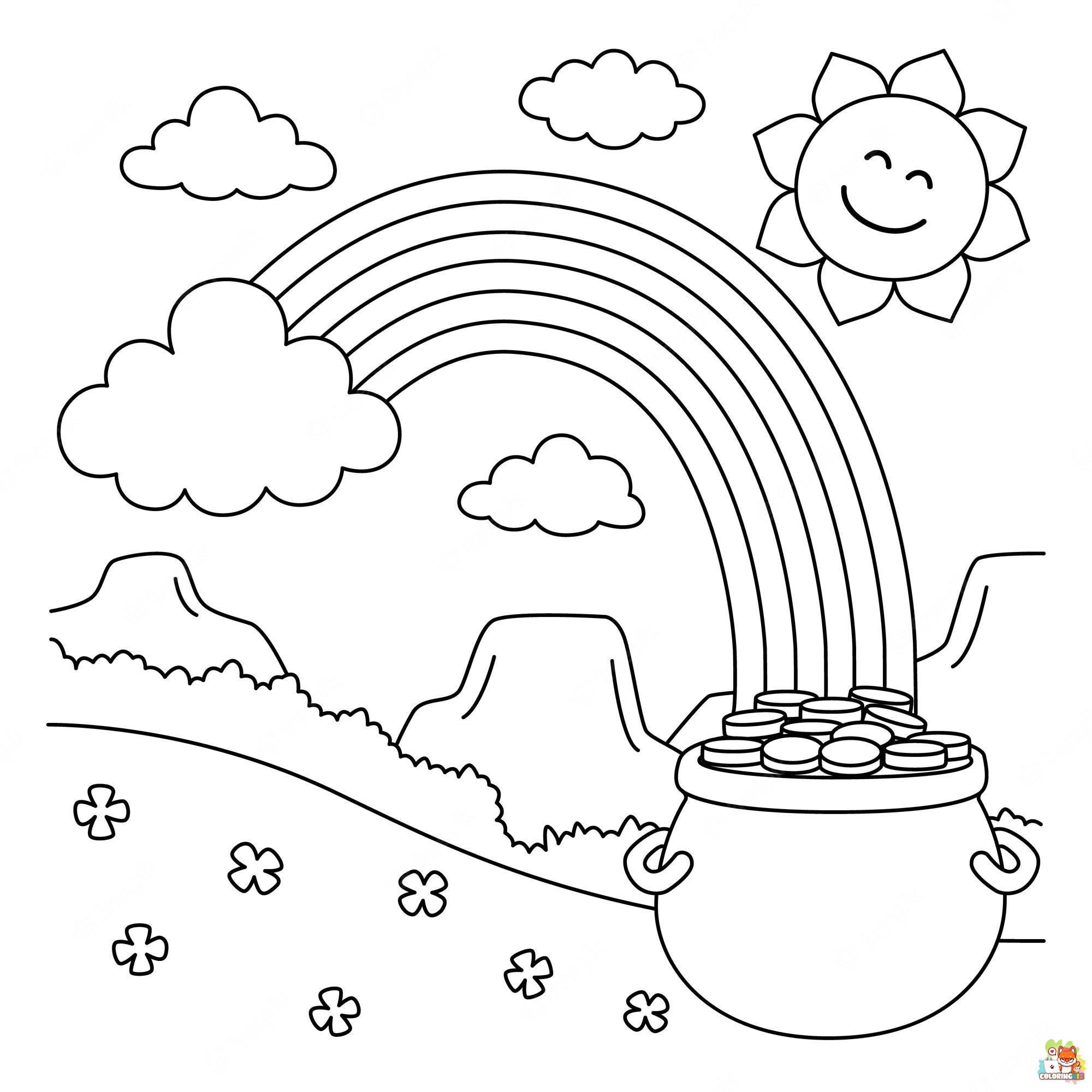 Rainbow Coloring Pages 7