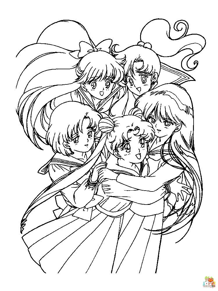 Sailor Moon Coloring Pages 10