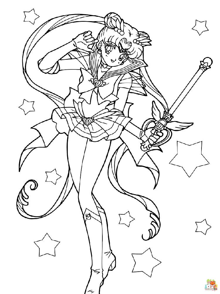 Sailor Moon Coloring Pages 12