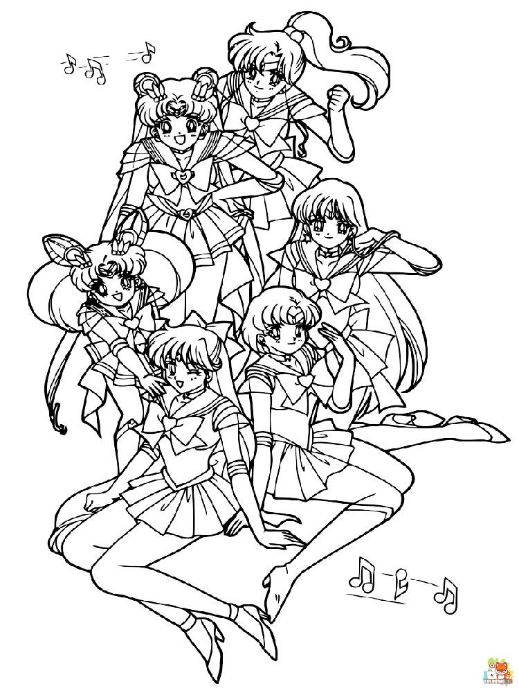Sailor Moon Coloring Pages 13