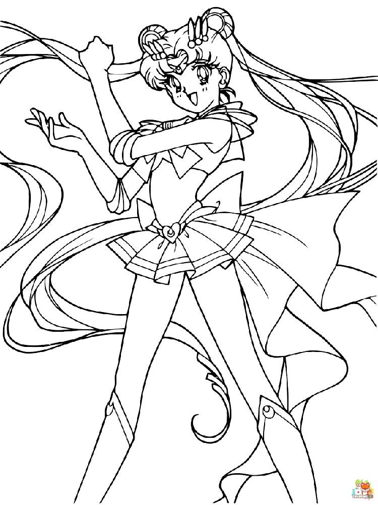 Sailor Moon Coloring Pages 14
