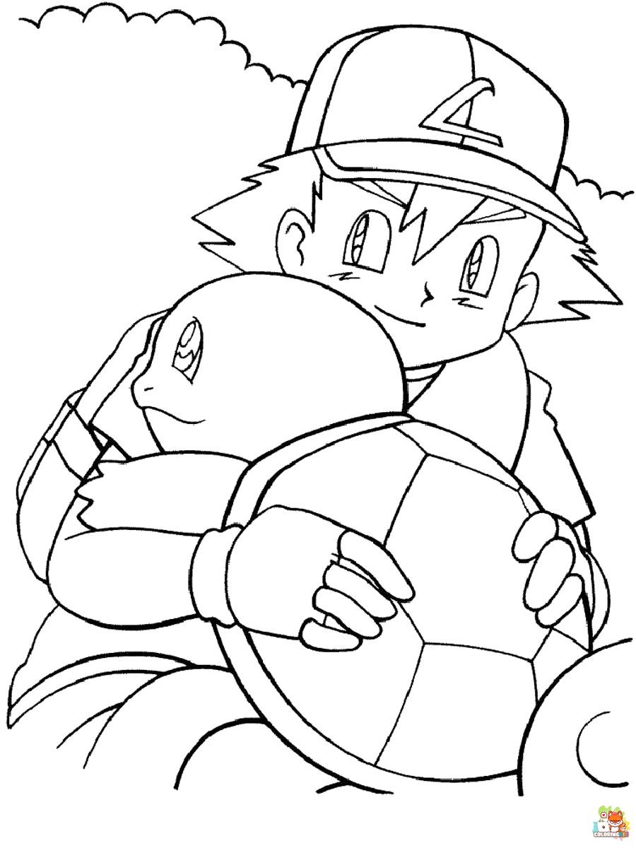 Squirtle Coloring Pages 12