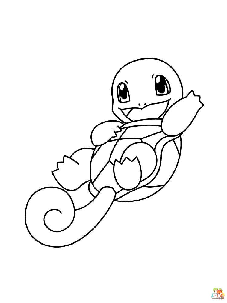 Squirtle Coloring Pages 14