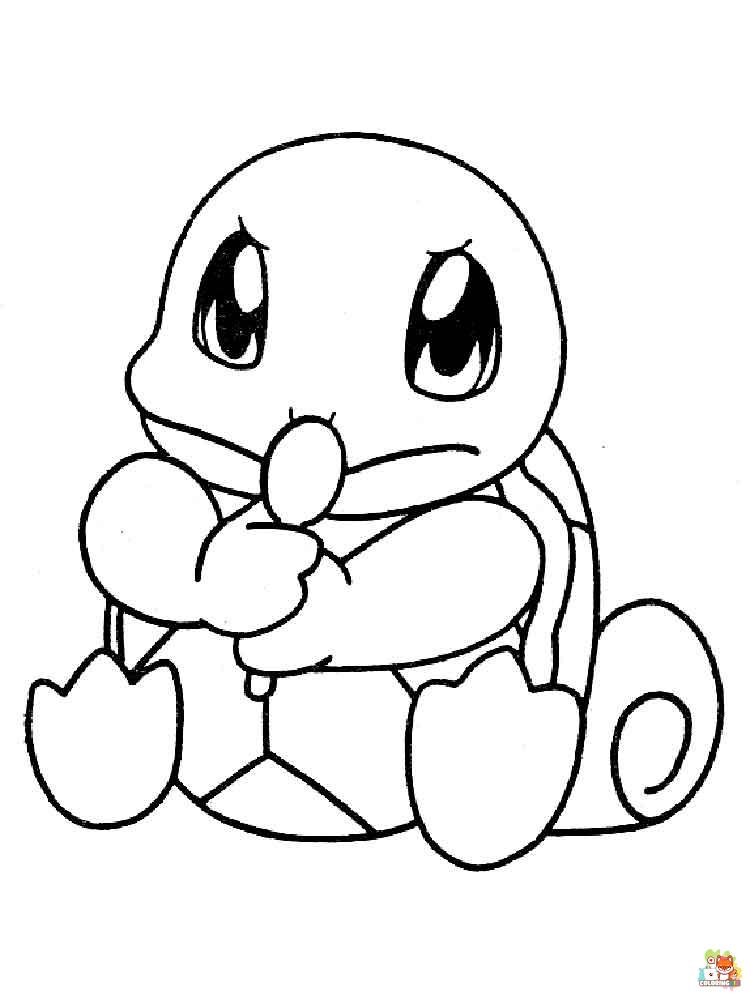 Squirtle Coloring Pages printable 3
