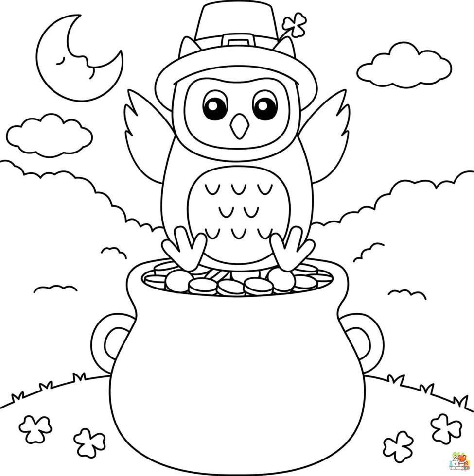 St Patricks Day Coloring Pages easy 2
