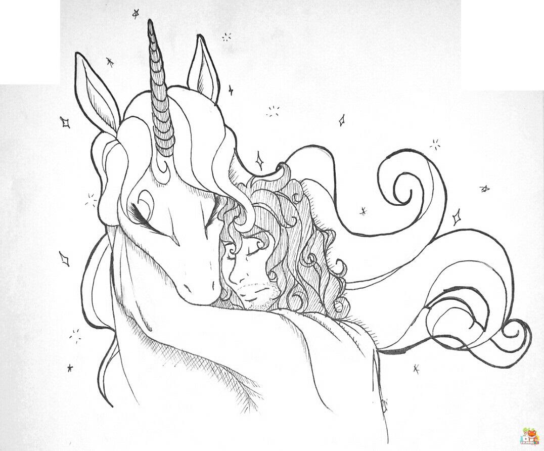 The Last Unicorn Coloring Pages 9