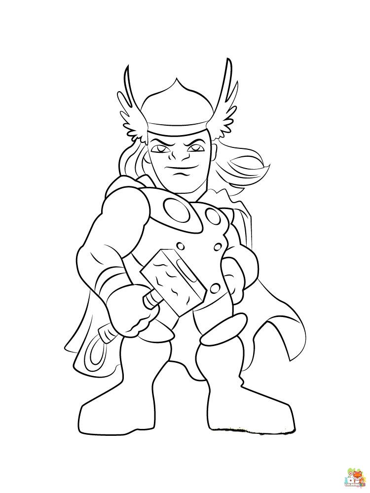 Thor Coloring Pages 3
