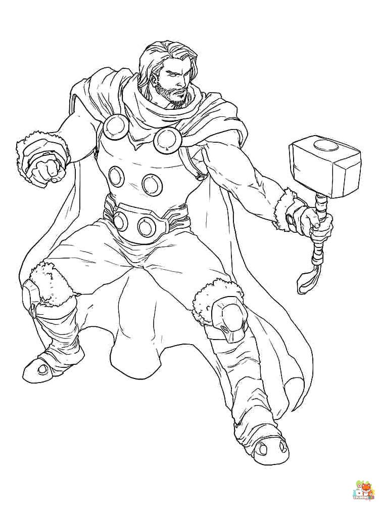 Thor Coloring Pages 5