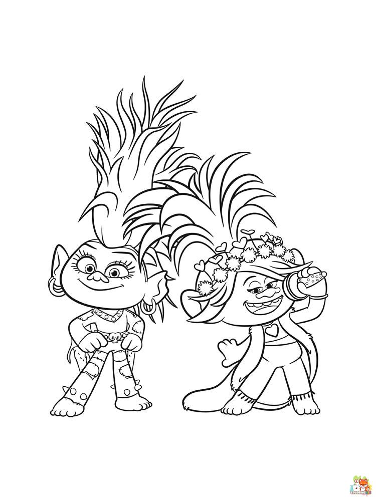 Trolls Coloring Pages 2