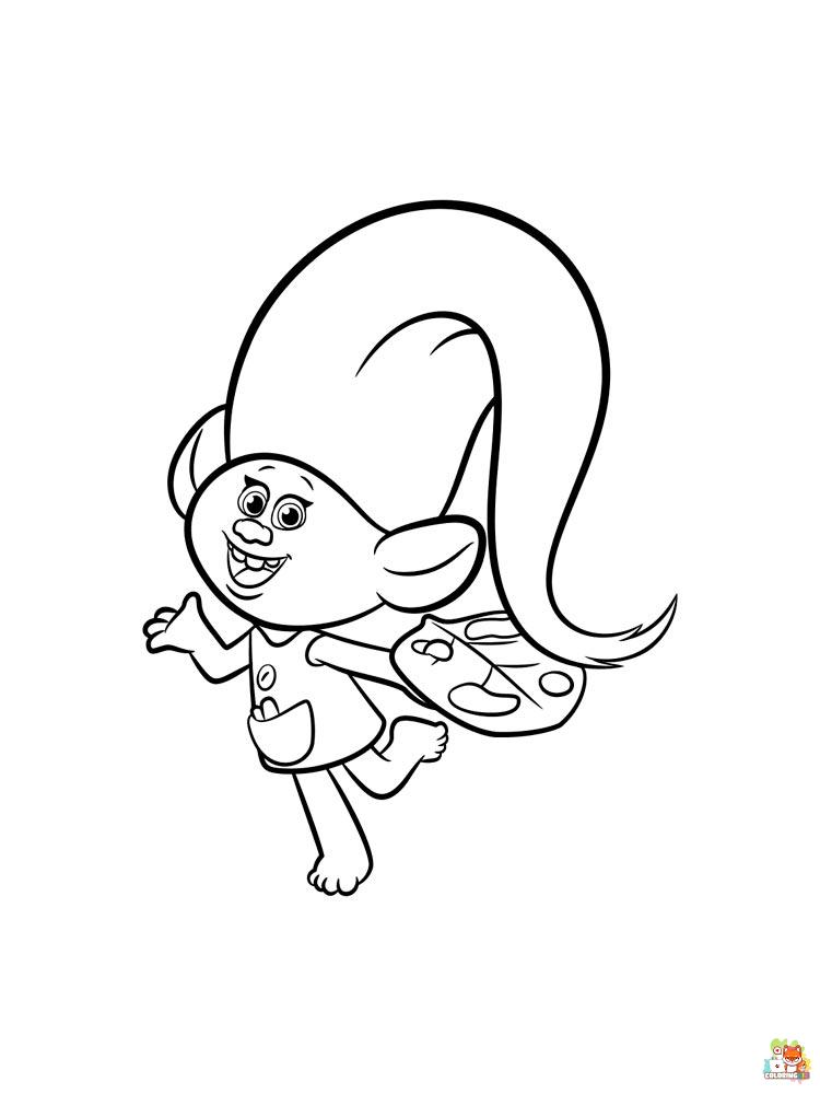 Trolls Coloring Pages 6