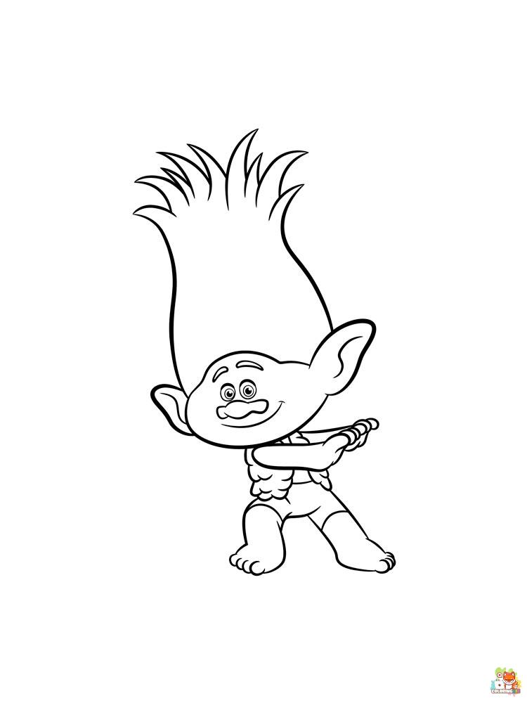 Trolls Coloring Pages 8