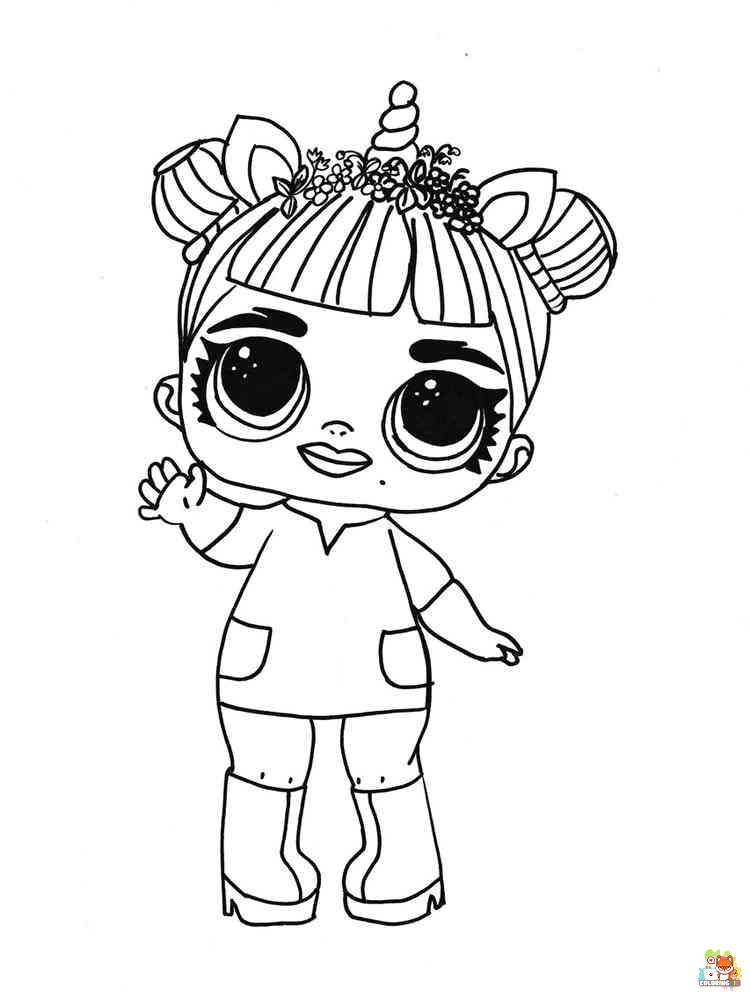 Unicorn LOL Coloring Pages 2